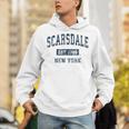 Scarsdale New York Ny ビンテージスポーツデザイン ネイビー パーカー