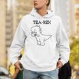 Tea-Rex おもしろドリンクグラフィック Hoodie