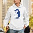 かわいいアデリーペンギン、学習者や探検家のためのミニマルアート。 Hoodie