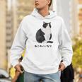 ねこのいいなり 猫 ネコ ぽっちゃり ハチワレ猫 黒白猫 白黒猫 イラスト 猫好き おしゃれ かわいい Hoodie