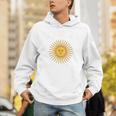 アルゼンチン国旗 アルゼンチン代表チームスタイル 5月の太陽 パーカー