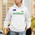 オーストラリア 国旗 カンガルー サッカー ラグビー フットボール 水泳 応援 パーカー