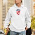 クロアチア ヴィンテージ クロアチア国旗tシャツ Hoodie