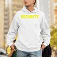 セキュリティスタッフやボディガードのためのセキュリティバックプリントデザイン Hoodie