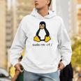タックスlinuxペンギン-Sudorm-Rfコンピューターサイエンスコンピューター Tux Linux Hoodie