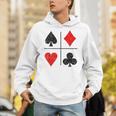 ダイヤモンド スペード ハーツ クラブ トランプスーツ ポーカー パーカー