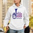 テナーホーンブラスバンドマーチングバンドおもしろ音楽 Alto Horn Or Tenor Horn Joke Hoodie
