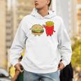 フライドポテト ハンバーガー チーズバーガー 友達 ファストフード フライドポテト Hoodie