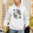 幾何学図形 抽象 モダンアート ヴィンテージ 三角形 Hoodie