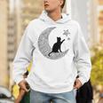 曼荼羅猫tシャツ レディース メンズ ユース 月と星 パーカー