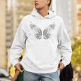 白い天使の羽自由守護天使 パーカー