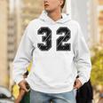 背番号 32 チーム短大スポーツ背番号付きユニフォーム パーカー