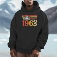 60 年代の誕生日パーティー パーティー 62 歳の誕生日ヴィンテージ 1963 Hoodie