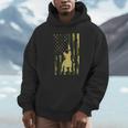 Camo US Flag French Bulldog Frenchie Patriot Dog Lover Unisex Hoodie