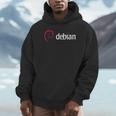 Debian Linux Tux プラグインプログラマー パーカー