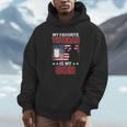 My Favorite Veteran Is My Son Usa Flag Veterans Day Hoodie