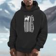 French Bulldog American Flag Frenchie Dog Unisex Hoodie