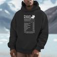French Bulldog Facts Nutrition Frenchie Lover Unisex Hoodie