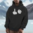 Fuck You シャツ 中指ポインティング Fuk You FUck You Hoodie