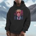 Donald Trump Bubble Gum Pink 4Th Of July American Flag Hoodie
