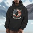 A Guy Like Me Is Hard To Find Bigfoot American Flag Hoodie