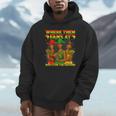 Where Them Fan At Boots On The Ground Black Western Cowgirl Hoodie