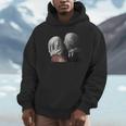 Magritteによるthe Lovers Painting Hoodie