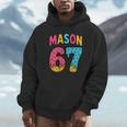 Mason 67 Ice Cream Meme Six Seven On Back Hoodie