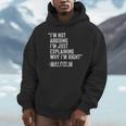 Personalized Name Fathers Day Outfit For Malcolm Quote Birthday Custom Name Idea Engineer Retro Black Small Hoodie