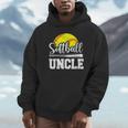 Softball Uncle Softball Player Game Day Father's Day Hoodie