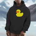 かわいいラバーダックイエローグラフィックかわいいラバーダック パーカー