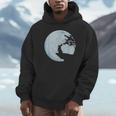 ウサギのギフトアイデア ウサギ 月 イースターバニー Hoodie