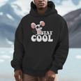 ステイ クール オーサム マウス ウェアリング サングラス 動物 ネズミ Hoodie