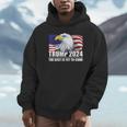 トランプ 2024年 イーグル アメリカ国旗 ドナルド・トランプ選挙 2024年 Hoodie