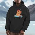 ポケットカピバラ 温泉に浸ける カピバラ Hoodie