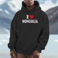 モンゴル I Love Mongolia パーカー