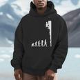 人類の進化 ロッククライミング エイドクライミング フリークライミング アルパインクライミング 登攀 登山 ボルダリング Hoodie
