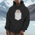 胸ポケットに入ったハリネズミ 衣類 ハリネズミ ギフト Hoodie