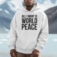 All I Want Is World Peace パーカー