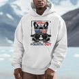 Chill The Fourth Out 4th Of July Cute French Bulldog Unisex Hoodie