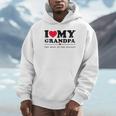 I Love My Grandpa I Heart My Grandpa パーカー