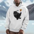 No Kings In America Black Cat Hoodie