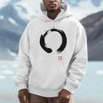 Zen Calligraphy Buddhist Enso Circle パーカー