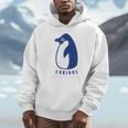 かわいいアデリーペンギン、学習者や探検家のためのミニマルアート。 Hoodie