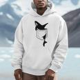 カジュアルなシャチ 面白いオルカをポケットに Hoodie