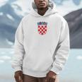 クロアチア ヴィンテージ クロアチア国旗tシャツ Hoodie