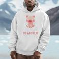 バックプリント 豚の口笛を信じる Hoodie