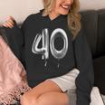 40歳の誕生日バルーン装飾バルーン40年目 パーカー