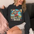 7月のクリスマス サンタハワイアンワンダフルビール パーカー