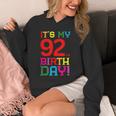 92歳 カラフル Happy Birthday Its My 92Th Birthday Hoodie